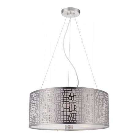 Lite Source Steel Torre 3 Light Pendant LS-19174PS